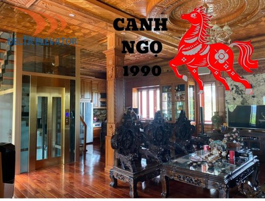 Cách bố trí thang máy tuổi Canh Ngọ 1990 để rước tài lộc