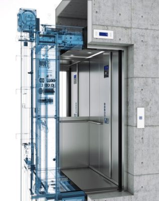 Thang máy mini giá rẻ thường rẻ ở vật liệu cabin và cơ khí bị cắt giảm