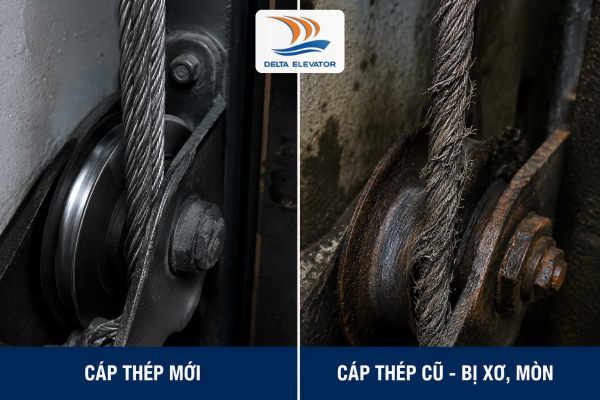 Linh kiện thang máy kém chất lượng và thiếu bảo trì khiến thiết bị nhanh xuống cấp