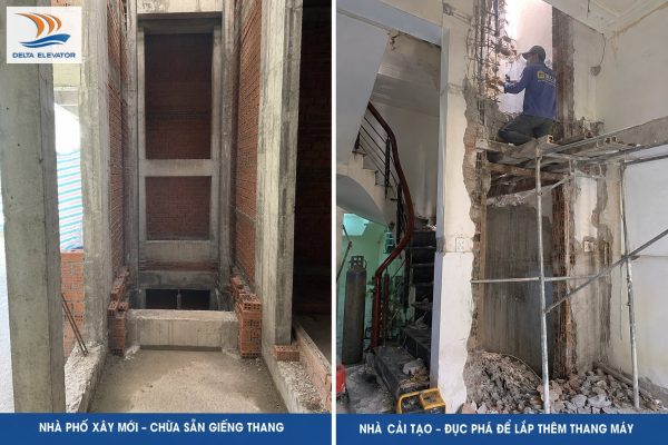 Nhà cải tạo thường phát sinh chi phí xử lý kết cấu nhiều hơn nhà xây mới