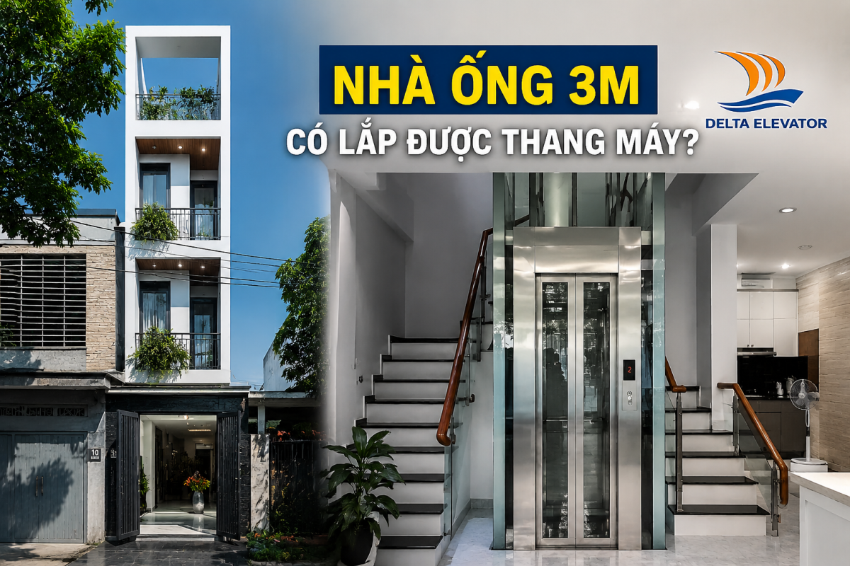 Nhà Ống 3m Có Lắp Được Thang Máy Không?