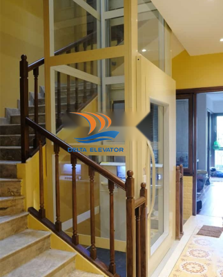 Lắp đặt thang máy Mini 1m x 1m phù hợp với nhà có diện tích nhỏ