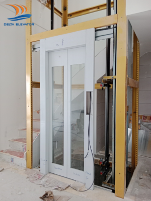 Thang máy Mini 1m x 1m thường phù hợp với gia đình ít người