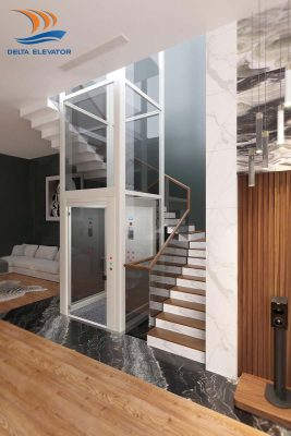 Nhà phố có diện tích nhỏ vẫn có thể lắp được thang máy
