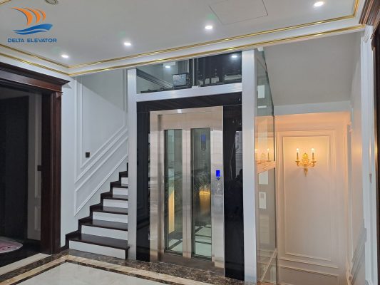 Thang máy kính Delta mang lại giá trị cho ngôi nhà