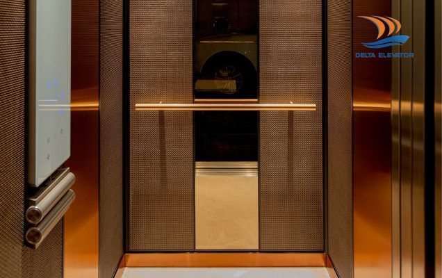 Cabin thang máy Delta được thiết kế thân thiện với người lớn tuổi, từ nút bấm đến tay vịn