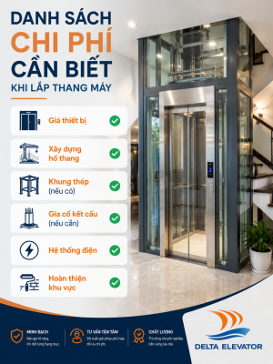 Chi phí phát sinh khi lắp thang máy và cách hạn chế hiệu quả cho gia đình