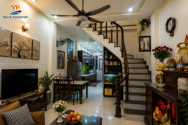 Nhà cải tạo thường đã được bố trí đầy đủ các không gian sinh hoạt nên ít diện tích trống