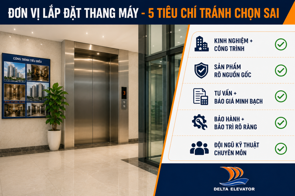Đơn Vị Lắp Đặt Thang Máy: 5 Tiêu Chí Giúp Bạn Tránh Chọn Sai