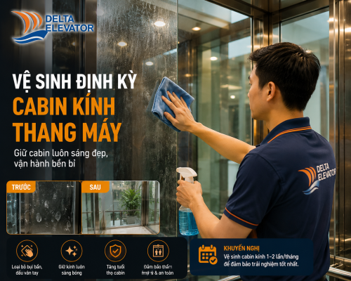 Cabin kính cần được vệ sinh thường xuyên để giữ vẻ sáng đẹp