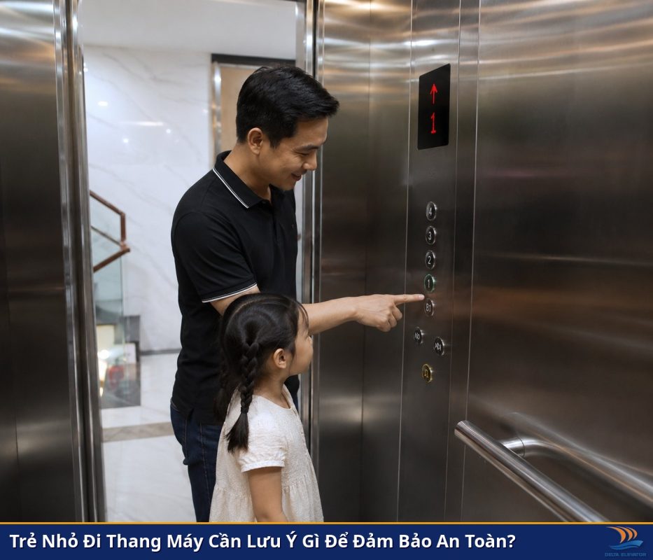 Trẻ Nhỏ Đi Thang Máy Cần Lưu Ý Gì Để Đảm Bảo An Toàn?