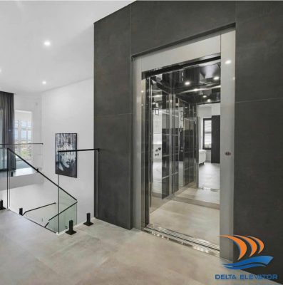 Thang máy trục vít với hố PIT nông phù hợp cho nhà cải tạo