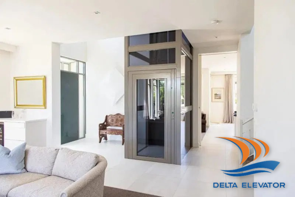 Thang máy không phòng máy giúp tiết kiệm diện tích và chiều cao