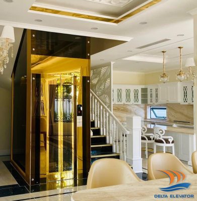 Thang máy mini phù hợp với nhà phố hẹp và gia đình ít người