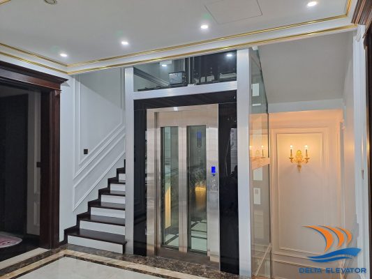 Thang máy gia đình ảnh hưởng đến chi phí lắp đặt cho nhà 2 tầng