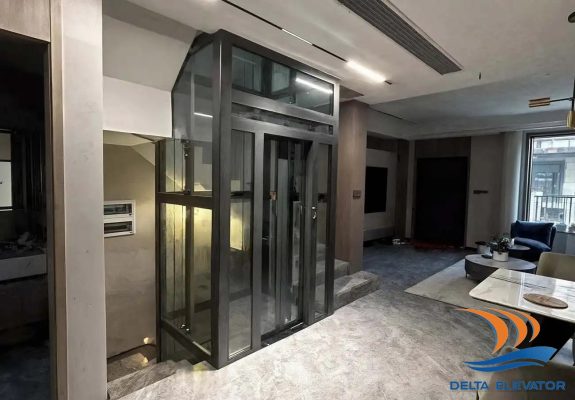 Thang máy cáp kéo với hệ thống cáp tải và đối trọng truyền thống
