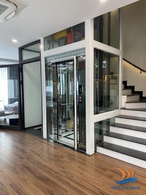 Thang máy liên doanh phù hợp với nhà phố và nhà cải tạo có diện tích hạn chế