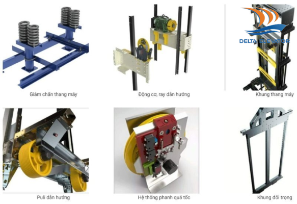 Linh kiện thang máy đồng bộ giúp hệ thống vận hành ổn định và êm ái