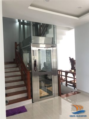 Số tầng phục vụ ảnh hưởng đến chi phí lắp thang máy mini gia đình