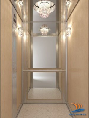 Gương trong cabin thang máy giúp giảm cảm giác căng thẳng cho người sử dụng