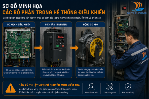 Lỗi hệ thống điều khiển và động cơ cần kỹ thuật viên có chuyên môn kiểm tra