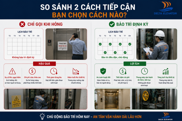 Bảo trì định kỳ giúp phát hiện sớm vấn đề trước khi thành sự cố lớn