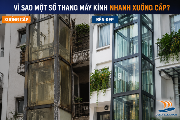 Vì Sao Một Số Thang Máy Kính Nhanh Xuống Cấp Hơn Bạn Nghĩ?