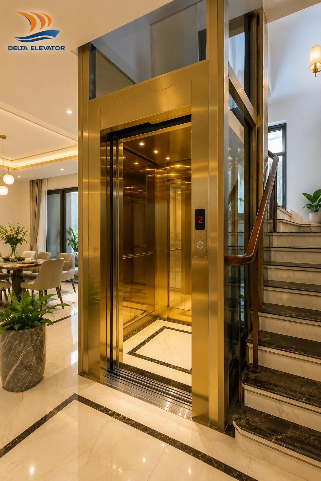 Lựa chọn hố thang máy khung thép hay bê tông còn phụ thuộc vào nhiều yếu tố của từng gia đình
