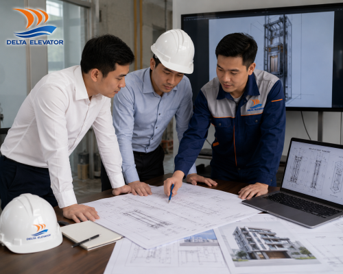 Phối hợp đa bên giúp đảm bảo thiết kế hố thang đồng bộ và chính xác