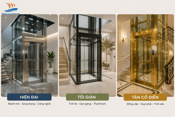 Cabin kính dễ kết hợp với nhiều phong cách thiết kế nội thất khác nhau