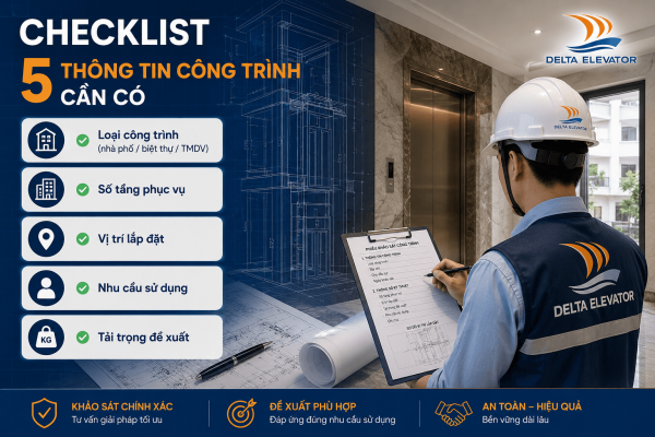 Checklist 5 thông tin công trình cần có