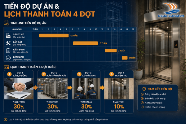 Tiến độ thi công và lịch thanh toán