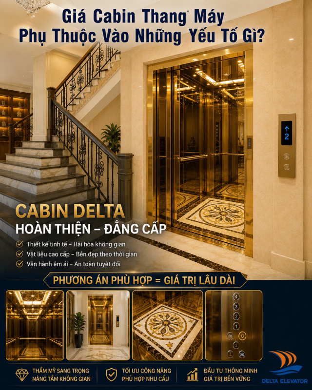 Giá Cabin Thang Máy Phụ Thuộc Vào Những Yếu Tố Gì?