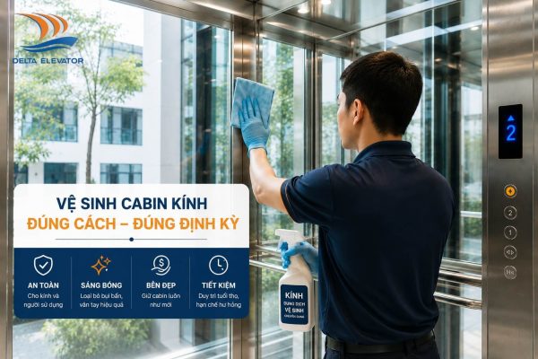 Vệ sinh cabin kính định kỳ giúp giữ vẻ đẹp và độ sáng trong