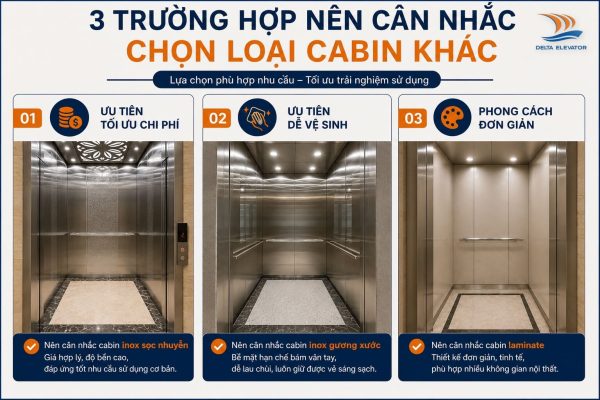 3 Trường hợp nên cân nhắc lựa chọn các loại cabin khác thay vì cabin kính
