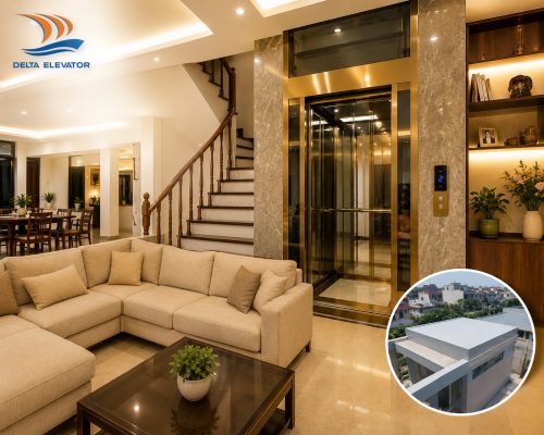 Thang máy gia đình với lựa chọn phù hợp với nhu cầu gia đình